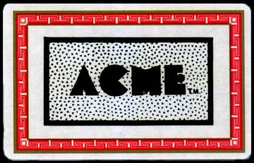 Acme Playing Card Back Design